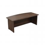 Avior Bow Fronted Executive Desk 2000x900x750mm Dark Walnut KF821540 KF821540