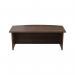 Avior Bow Fronted Executive Desk 2000x900x750mm Dark Walnut KF821540 KF821540