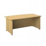 Avior Bow Fronted Executive Desk 2000x900x750mm Nova Oak KF821588 KF821588