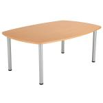 Jemini Boardroom Table Pole Leg 1800x1200x730mm Beech KF821823 KF821823