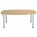 Jemini Boardroom Table Pole Leg 1800x1200x730mm Nova Oak KF821847 KF821847