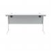 Polaris Rectangular Single Upright Cantilever Desk 1400x600x730mm Arctic WhiteArctic White KF821850 KF821850