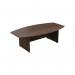 Avior Executive Boardroom Meeting Table 2400x1250x750mm Dark Walnut KF821908 KF821908