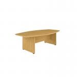 Avior Executive Boardroom Meeting Table 2400x1250x750mm Nova Oak KF821915 KF821915