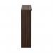 Avior Executive Bookcase 1005x404x1560mm Dark Walnut KF821946 KF821946