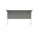 Polaris Rectangular Single Upright Cantilever Desk 1200x800x730mm Alaskan Grey OakWhite KF821990 KF821990