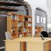 Serrion Premium Bookcase 750x400x1200mm Bavarian Beech KF822080 KF822080
