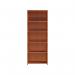 Serrion Premium Bookcase 750x400x2000mm Bavarian Beech KF822141 KF822141