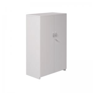 VOW  Modara Lockable Cupboard 2 Shelves 750x400x1200mm Wht KF822226