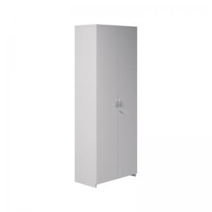 VOW  Modara Lockable Cupboard 4 Shelves 750x400x2000mm Wht KF822288
