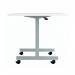 Jemini Rectangular Tilting Table 1200x800x730mm White/Silver KF822401 KF822401