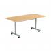 Jemini Rectangular Tilting Table 1600x800x730mm Nova OakSilver KF822411 KF822411