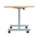 Jemini D-End Tilt Table 1400x800x720mm BeechSilver KF822417 KF822417