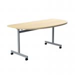 Jemini D-End Tilt Table 1400x700x720mm Maple/Silver KF822448 KF822448