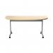 Jemini D-End Tilt Table 1400x700x720mm Maple/Silver KF822448 KF822448