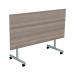 Jemini Rectangular Tilting Table 1600x700x730mm Grey OakSilver KF822451 KF822451