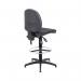 Jemini Medium Back Operator Chair Fixed D-Kit Charcoal KF822461 KF822461
