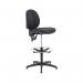 Jemini Medium Back Draughtsman Chair with Adjustable D-Kit Charcoal KF822471 KF822471