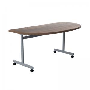 Click to view product details and reviews for Jemini D End Tilt Table 1600x800x720mm Dark Walnutsilver Kf822486.