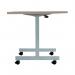 Jemini D-End Tilt Table 1600x800x720mm Grey OakSilver KF822493 KF822493