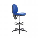 Jemini Medium Back Draughtsman Chair with Adjustable D-Kit Royal Blue KF822501 KF822501