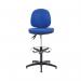 Jemini Medium Back Draughtsman Chair with Adjustable D-Kit Royal Blue KF822501 KF822501