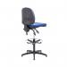 Jemini Medium Back Draughtsman Chair with Adjustable D-Kit Royal Blue KF822501 KF822501