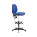 Jemini Medium Back Draughtsman Chair with Adjustable D-Kit Royal Blue KF822501 KF822501