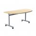 Jemini D-End Tilt Table 1600x800x720mm Maple/Silver KF822509 KF822509