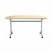 Jemini D-End Tilt Table 1600x800x720mm Maple/Silver KF822509 KF822509