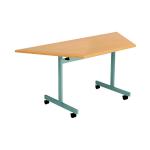 Jemini Trap Tilt Table 1600x800x720mm Beech/Silver KF822530 KF822530