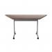 Jemini Trap Tilt Table 1600x800x720mm Dark Walnut/Silver KF822547 KF822547