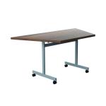 Jemini Trap Tilt Table 1600x800x720mm Dark Walnut/Silver KF822547 KF822547
