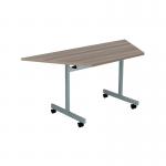 Jemini Trap Tilt Table 1600x800x720mm Grey Oak/Silver KF822554 KF822554