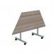 Jemini Trap Tilt Table 1600x800x720mm Grey Oak/Silver KF822554 KF822554