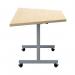 Jemini Trap Tilt Table 1600x800x720mm Maple/Silver KF822561 KF822561