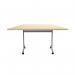 Jemini Trap Tilt Table 1600x800x720mm Maple/Silver KF822561 KF822561