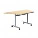 Jemini Trap Tilt Table 1600x800x720mm MapleSilver KF822561 KF822561