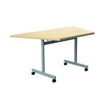 Jemini Trap Tilt Table 1600x800x720mm Maple/Silver KF822561 KF822561