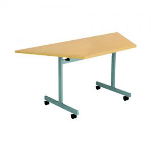 Photos - Office Desk Nova Jemini Trap Tilt Table 1600x800x720mm  OakSilver KF822578 KF822578 