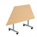 Jemini Trap Tilt Table 1600x800x720mm Nova Oak/Silver KF822578 KF822578