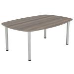 Jemini One Fraction Plus Boardroom Table 1800x1200x730mm Grey Oak KF822581 KF822581