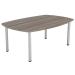 Jemini One Fraction Plus Boardroom Table 1800mm Grey Oak KF822581 KF822581