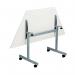 Jemini Trap Tilt Table 1600x800x720mm White/Silver KF822585 KF822585