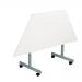 Jemini Trap Tilt Table 1600x800x720mm White/Silver KF822585 KF822585