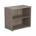 Jemini Wooden Bookcase 800x450x730mm Grey Oak KF822591 KF822591