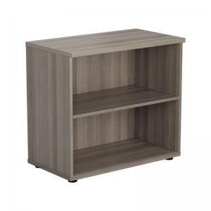 VOW Jemini Wooden Bookcase 800x450x730mm Grey Oak KF822591 KF822591
