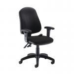 Jemini Intro Posture Chair with Arms 640x640x990-1160mm Black KF822592 KF822592