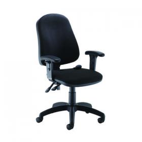 Jemini Intro Posture Chair with Arms 640x640x990-1160mm Black KF822592 KF822592