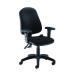 Jemini Intro Posture Chair with Arms 640x640x990-1160mm Black KF822592